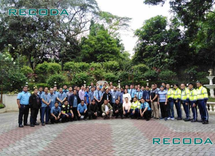 Telecamere per il corpo RECODA 4G personalizzate per l'ufficio del trasporto terrestre filippino
